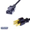 AC Power Cable 6.6ft / 2m for Panasonic TH-50PZ700U TV view 3