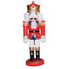 Santa's Workshop Red King with Crown Wooden Christmas Nutcracker 10 Inch view 2