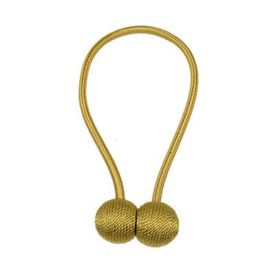 1Pc Pearl Magnetic Ball Curtain Tie Rope Backs Holdbacks Buckle Clips Accessory Rods Accessoires Hook Holder Home Decorations,Gold