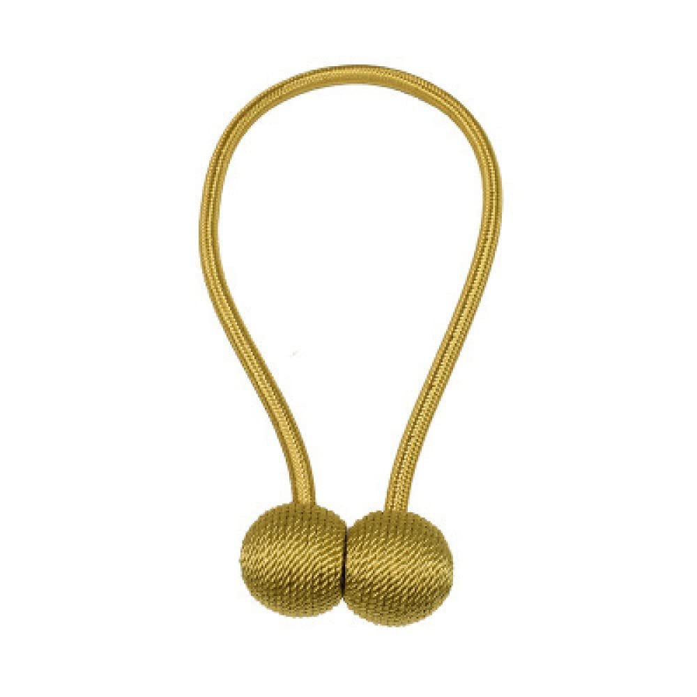 1Pc Pearl Magnetic Ball Curtain Tie Rope Backs Holdbacks Buckle Clips Accessory Rods Accessoires Hook Holder Home Decorations,Gold