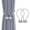 1Pc Pearl Magnetic Ball Curtain Tie Rope Backs Holdbacks Buckle Clips Accessory Rods Accessoires Hook Holder Home Decorations,Gold view 3