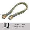 1Pc Magnetic Curtain Tieback Tie Backs Holdbacks Buckle Clip Strap Magnet Pearl Ball Curtain Hanging Belts Rods Rope Accessoires,Black,47cm view 3