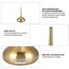 Air Humidifier, Gold Mist Maker, Mini for Bedroom view 4