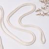 4 Pack Leaf Macrame Curtain Tiebacks Shaped Braided Curtain for Living Room Holdback Window Curtain Home Room Bedroom Decoration,11 view 3