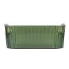 NUOBESTY Desktop Storage Box Small Items Organizer for Cosmetics Stationery Sundries Transparent Rounded Edges for Home Office School Use view 1