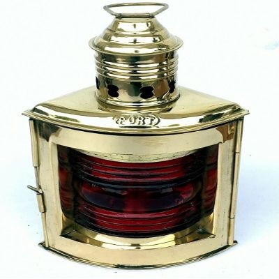 10" Nautical Brass Oil Lamp Hanging Lantern Ship Boat Oil Lamp Brass Oil Lantern Hanging Lamp Outdoor Party Lighting