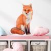 RoyoLam Red Fox Wall Decal Nursery Animal Wall Sticker Removable Peel and Stick Waterproof Wall Art Decor Stickers for Kids Baby Classroom Living Room Playing Room Bedroom view 1