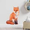 RoyoLam Red Fox Wall Decal Nursery Animal Wall Sticker Removable Peel and Stick Waterproof Wall Art Decor Stickers for Kids Baby Classroom Living Room Playing Room Bedroom view 2
