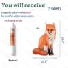 RoyoLam Red Fox Wall Decal Nursery Animal Wall Sticker Removable Peel and Stick Waterproof Wall Art Decor Stickers for Kids Baby Classroom Living Room Playing Room Bedroom view 4