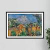 Textured Paper - Paul Cezanne - The Sainte Victoire Mountain Seen from The Bibemus Quarry (1897) Photo Poster Painting Art Print - Size: 18 x 12 Inches view 3