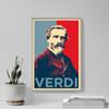 Textured Paper - Giuseppe Verdi Art Print 'Hope' - Photo Poster Gift - Size: 18 x 12 Inches view 3
