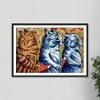 Textured Paper - Louis Wain - Three Cats Singing (1925) Photo Poster Painting Art Print - Size: 18 x 12 Inches view 3