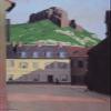 Textured Paper - Felix Vallotton - Chateau Gaillard and Place des Andelys (1924) Photo Poster Painting Art Print - Size: 18 x 12 Inches view 1