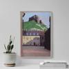 Textured Paper - Felix Vallotton - Chateau Gaillard and Place des Andelys (1924) Photo Poster Painting Art Print - Size: 18 x 12 Inches view 3