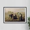 Textured Paper - Jean-Francois Millet - The Gleaners (1857) - Reproduction of a Painting - Photo Poster Print Art Gift - Size: 18 x 12 Inches view 3