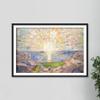 Textured Paper - Edvard Munch - The Sun (1911) Photo Poster Painting Art Print - Size: 18 x 12 Inches view 3