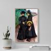 Textured Paper - Edvard Munch - The Book Family (1903) Photo Poster Painting Art Print - Size: 18 x 12 Inches view 3