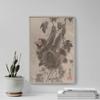 Textured Paper - Kawanabe Kyosai - Monkey Hanging from Grapevines (1887) Ukiyo-e Japanese Poster Painting Art Print - Size: 18 x 12 Inches view 3