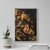 Textured Paper - Peter Fendi - Scene of The Flooding in 1830 (1830) Photo Poster Painting Art Print - Size: 18 x 12 Inches view 3