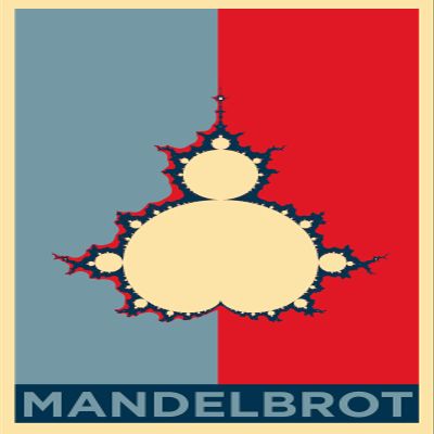 Textured Paper - Mandelbrot Set Art Print 'Hope' - Photo Poster Gift - Fractal Geometry Mathematics Psychedelic The Thumbprint of God LSD - Size: 18 x 12 Inches