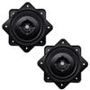 Frassie 2 Pack 10.2" Square Swivel Plate Replacement, Ball Bearing Swivel Square Turntable for Recliner Chair or Furniture view 1