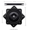 Frassie 2 Pack 10.2" Square Swivel Plate Replacement, Ball Bearing Swivel Square Turntable for Recliner Chair or Furniture view 2