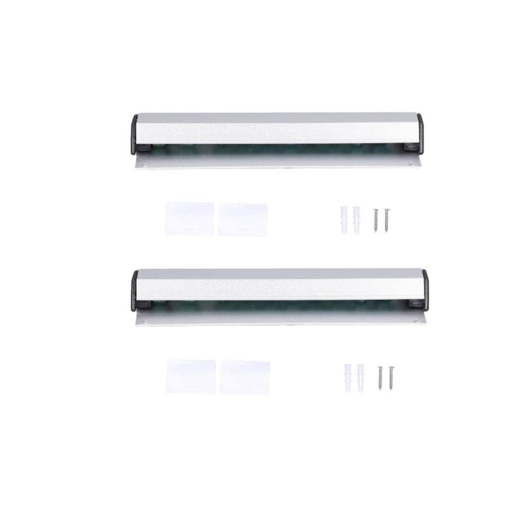 2Pcs Ticket Holder for Restaurant, Kitchen Ticket Holder Rail Strip Display Rail Metal Slide Check Rack Kitchen Order Holder Rack(M)