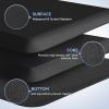 4/5 Inch Thick Kitchen Mats for Floor, StepRite Kitchen Rug for Standing Desk, Non-Slip, Thicker, Stain Resistant, Water Resistant, Comfort Anti Fatigue Floor Mat for Home, Kitchen, Office - Black view 3