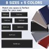 4/5 Inch Thick Kitchen Mats for Floor, StepRite Kitchen Rug for Standing Desk, Non-Slip, Thicker, Stain Resistant, Water Resistant, Comfort Anti Fatigue Floor Mat for Home, Kitchen, Office - Black view 4
