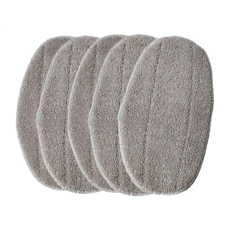 3/5/10Pcs Washable Cleaning Rags Mopping pads For Leifheit CleanTenso Steam Mop Cloth Pad Cover Replacement Parts Accessories (Color : 5pcs)