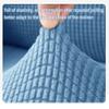 4-Pieces Soft Recliner Cover Super Stretch Non Slip Recliner Chair Cover Solid Color Recliner Sofa Cover for Living Room Bedroom Furniture -Grey-2 view 2