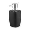 moisture Soap Dispenser Set Ceramic Foam Soap Dispenser Can be Refilled with Liquid Soap Dispenser Kitchen Sink Soap Dispenser Due to Lotion Shampoo Massage Oil Home Soap Dispenser (Color : Black) view 1
