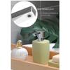 moisture Soap Dispenser Set Ceramic Foam Soap Dispenser Can be Refilled with Liquid Soap Dispenser Kitchen Sink Soap Dispenser Due to Lotion Shampoo Massage Oil Home Soap Dispenser (Color : Black) view 3