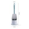 TOMYEUS Toilet Brush Toilet Brush Toilet Cleaning Set Home Toilet Long Handle Silicone Brush with Base Deep Cleaning Brush (Color : Pink) view 2