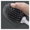 TOMYEUS Toilet Brush Toilet Brush Toilet Cleaning Set Home Toilet Long Handle Silicone Brush with Base Deep Cleaning Brush (Color : Pink) view 4