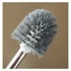 TOMYEUS Toilet Brush Toilet Brush No Dead Angle Home Wash Toilet Set Wall-Mounted Free Punch with Base Soft Brush Plastic Brush Deep Cleaning Brush (Color : Orange) view 3