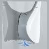 TOMYEUS Toilet Brush Toilet Brush Toilet Wash Set Toilet Home Wall-Mounted Creative Cleaning Brush Silicone Brush Set with Protective Drain Cover Deep Cleaning Brush (Color : B) view 4