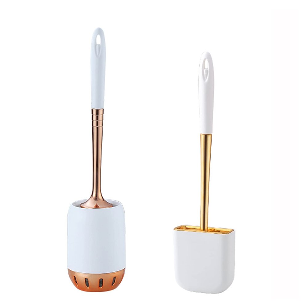 TOMYEUS Toilet Brush Punch-Free Toilet Toilet Brush Set Wall-Mounted Long-Handle Toilet Cleaning Brush Household Brush Longevity Bar Hollow Wall-Mounted Toilet Brush Deep Cleaning Brush (Color : I)