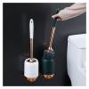 TOMYEUS Toilet Brush Punch-Free Toilet Toilet Brush Set Wall-Mounted Long-Handle Toilet Cleaning Brush Household Brush Longevity Bar Hollow Wall-Mounted Toilet Brush Deep Cleaning Brush (Color : I) view 4