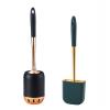 TOMYEUS Toilet Brush Punch-Free Toilet Toilet Brush Set Wall-Mounted Long-Handle Toilet Cleaning Brush Household Brush Longevity Bar Hollow Wall-Mounted Toilet Brush Deep Cleaning Brush (Color : E) view 1