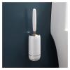 TOMYEUS Toilet Brush Toilet Brush No Dead Angle Home Wall-Mounted Toilet Toilet Cleaning Long Handle Silicone Toilet Brush Deep Cleaning Brush (Color : White, Size : Gold) view 1