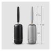 TOMYEUS Toilet Brush Toilet Brush No Dead Angle Home Wall-Mounted Toilet Toilet Cleaning Long Handle Silicone Toilet Brush Deep Cleaning Brush (Color : Gris, Size : Silver) view 2