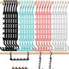 24-Pack-Closet-Organizers-and-Storage,Closet-Organizer-Hangers 5 Holes Hangers-Space-Saving for Heavy Clothes Wardrobe Closets,Dorm-Room-Essentials view 1