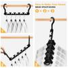 24-Pack-Closet-Organizers-and-Storage,Closet-Organizer-Hangers 5 Holes Hangers-Space-Saving for Heavy Clothes Wardrobe Closets,Dorm-Room-Essentials view 3