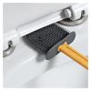 TOMYEUS Toilet Brush Washing Toilet Brush Wall-Mounted Wall-Mounted Household Toilet Toilet Brush Cleaning Set Cleaning Brush, Volatile Hidden Storage Toilet Brush Deep Cleaning Brush (Color : Green) view 4