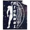 Football Custom Name Custom Blanket with Words Picture Collage Soft Customized Blankets Birthday Throw Personalized Gifts for Family Mom Kids Dogs Friends Lover 120 in x 90 in Extra Large for Family view 1