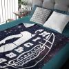 Football Custom Name Custom Blanket with Words Picture Collage Soft Customized Blankets Birthday Throw Personalized Gifts for Family Mom Kids Dogs Friends Lover 120 in x 90 in Extra Large for Family view 3