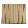 ZXCVBAS Bamboo Bath Mat,Teak Shower Mat,Wood Bath Mat,Wood Shower Mat - Non Slip Indoor Or Outdoor Shower Mat,Waterproof Mat for Spa, Sauna, Kitchen Or Camp Shower,Customizable,80x80cm/31x31in view 1