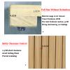 ZXCVBAS Bamboo Bath Mat,Teak Shower Mat,Wood Bath Mat,Wood Shower Mat - Non Slip Indoor Or Outdoor Shower Mat,Waterproof Mat for Spa, Sauna, Kitchen Or Camp Shower,Customizable,80x80cm/31x31in view 3