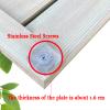 ZXCVBAS Bamboo Bath Mat,Teak Shower Mat, Waterproof Wooden Floor Matbamboo Wood Bath Mats for Bathroom, Non Slip Bathmat, Wooden Rug for Shower Tub Spa and Sauna Floors,30x30cm/12x12in view 2